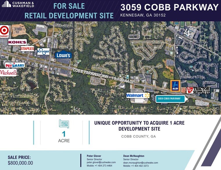 3059 Cobb Pky NW, Kennesaw, GA à vendre - Photo principale – Image 1 sur 2