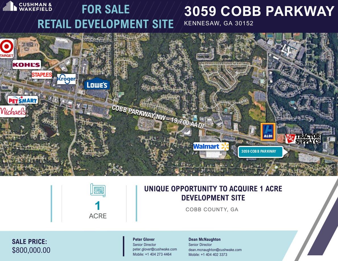 3059 Cobb Pky NW, Kennesaw, GA à vendre Photo principale– Image 1 sur 3