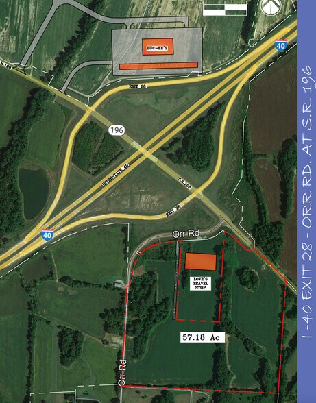 0 I-40 Hwy, Arlington, TN à vendre - Plan cadastral – Image 2 sur 2