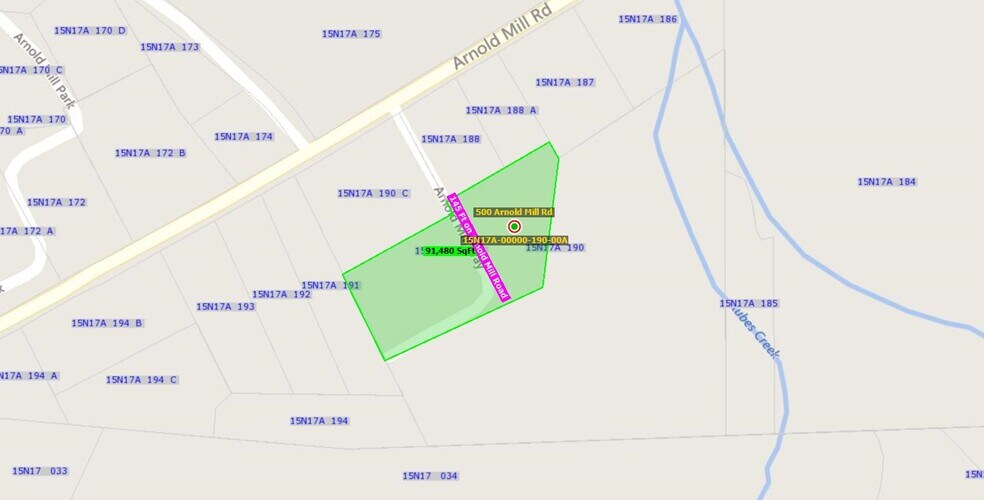 500 Arnold Mill Rd, Woodstock, GA à louer - Plan cadastral – Image 1 sur 2
