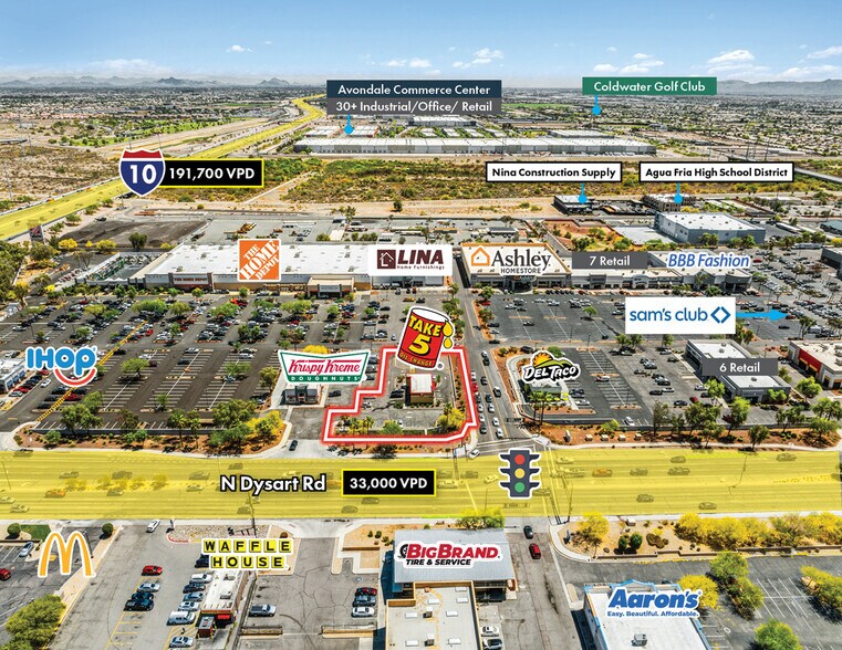 1485 N Dysart Rd, Avondale, AZ à vendre - Aérien – Image 3 sur 5