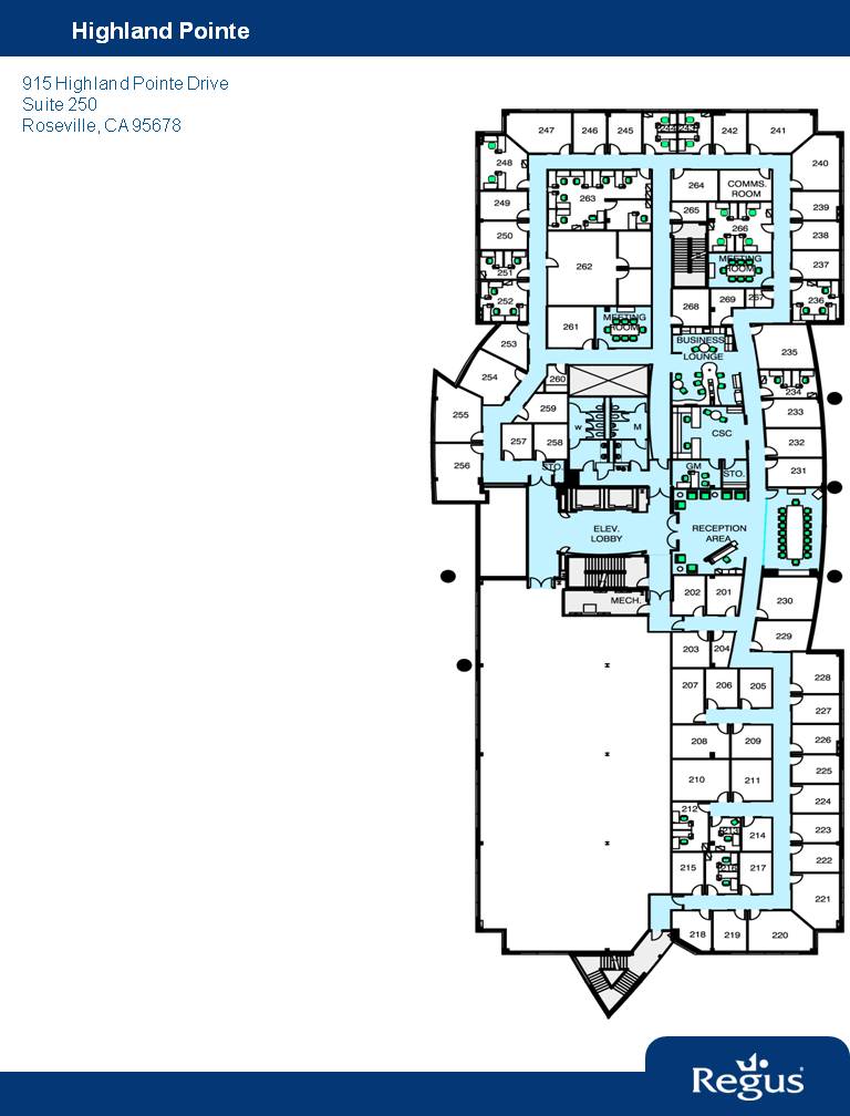 915 Highland Pointe Dr, Roseville, CA à louer Plan d’étage– Image 1 sur 9