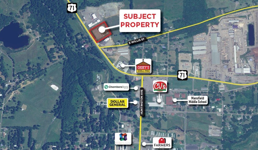 720 HWY 71, Mansfield, AR à vendre - Aérien – Image 3 sur 15