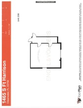 1465 S Fort Harrison Ave, Clearwater, FL à louer Plan de site– Image 2 sur 2