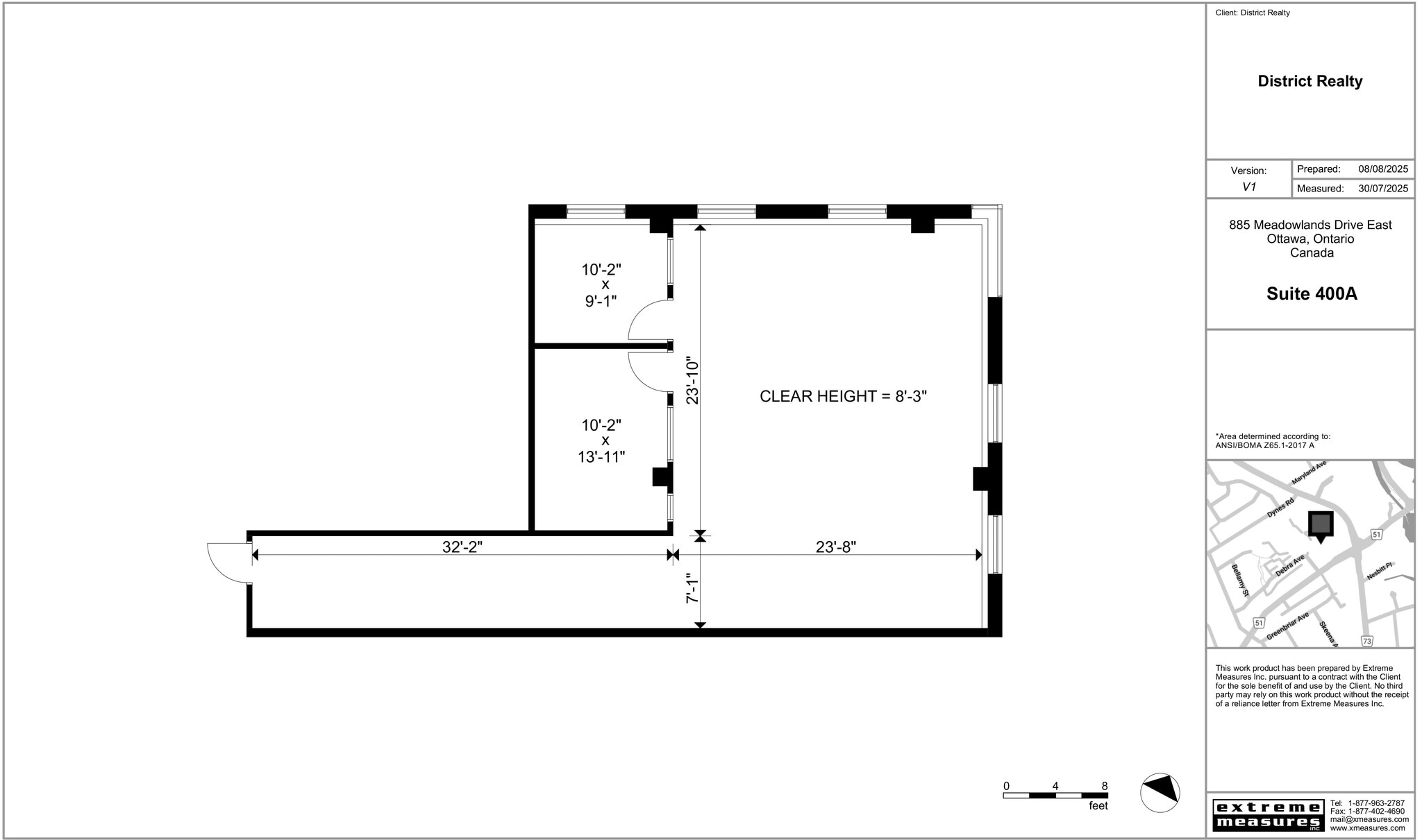 885 Meadowlands Dr, Ottawa, ON à louer Plan d’étage– Image 1 sur 1