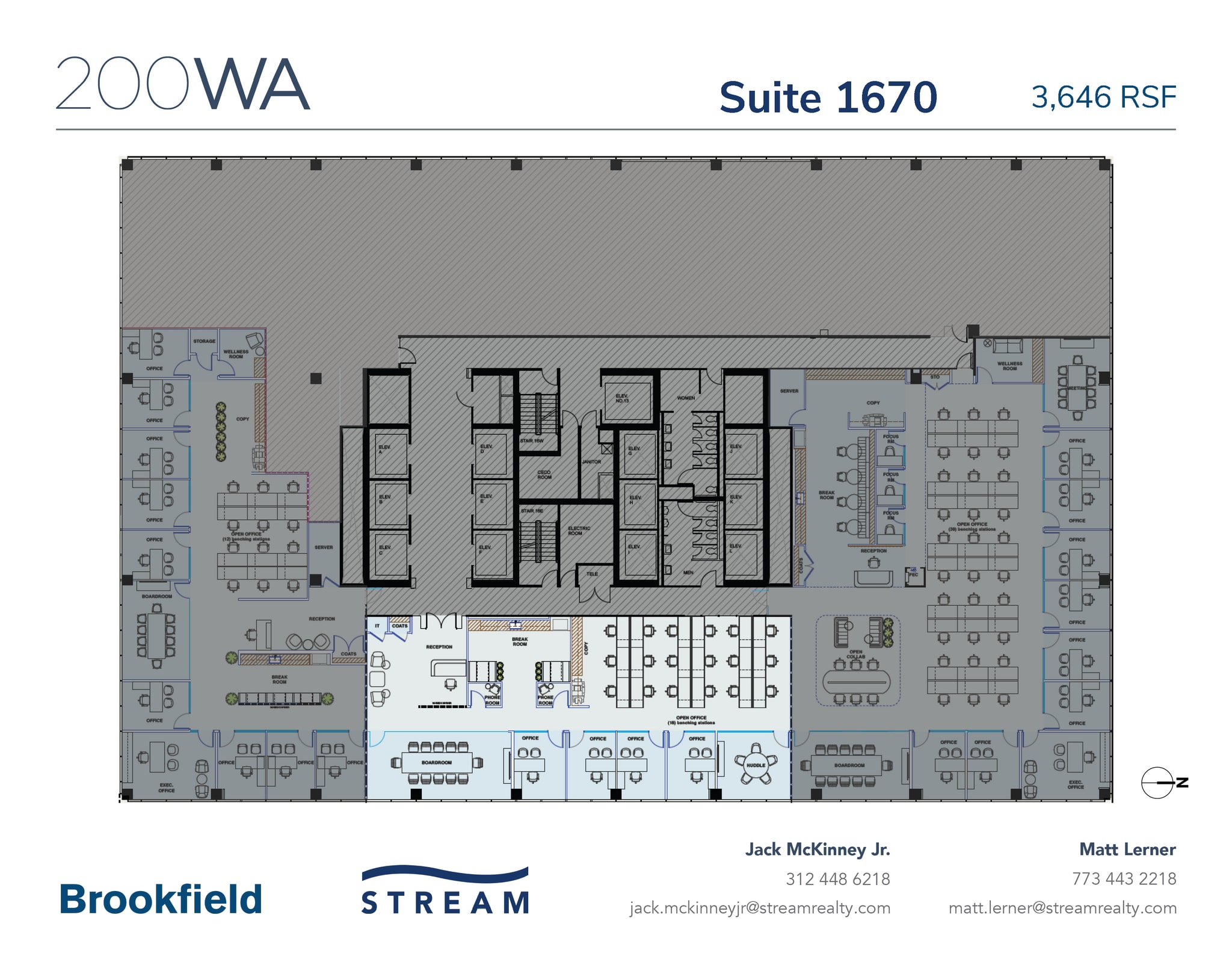 200 W Adams St, Chicago, IL à louer Plan d’étage– Image 1 sur 1