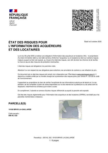 Terrain dans Brive-la-Gaillarde à vendre - Plan d’étage – Image 2 sur 12