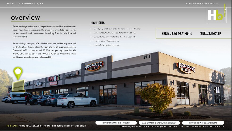 3511 SE J St, Bentonville, AR à louer - Photo de l’immeuble – Image 2 sur 5