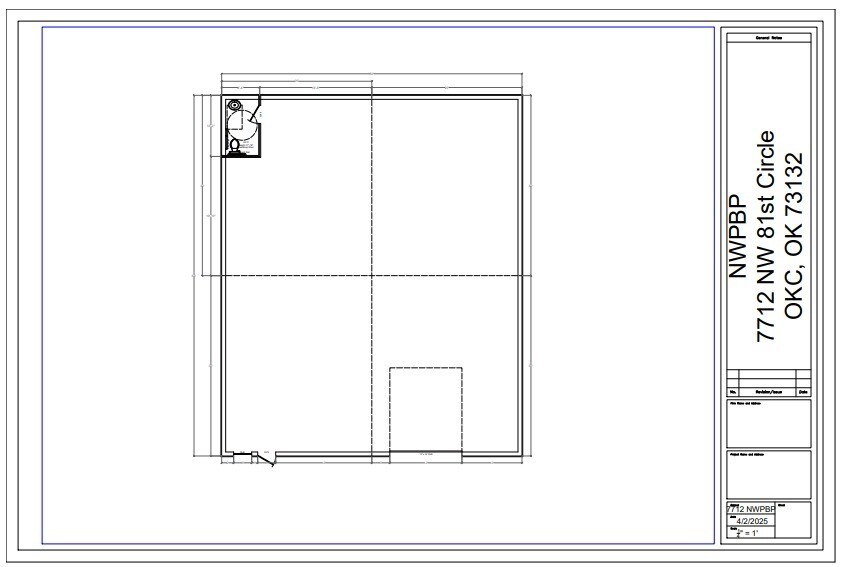 7712 NW 81st Cir, Oklahoma City, OK à vendre - Plan d’étage – Image 2 sur 2
