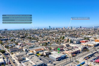 1900-1902 E Anaheim St, Long Beach, CA - Vue aérienne vue de carte