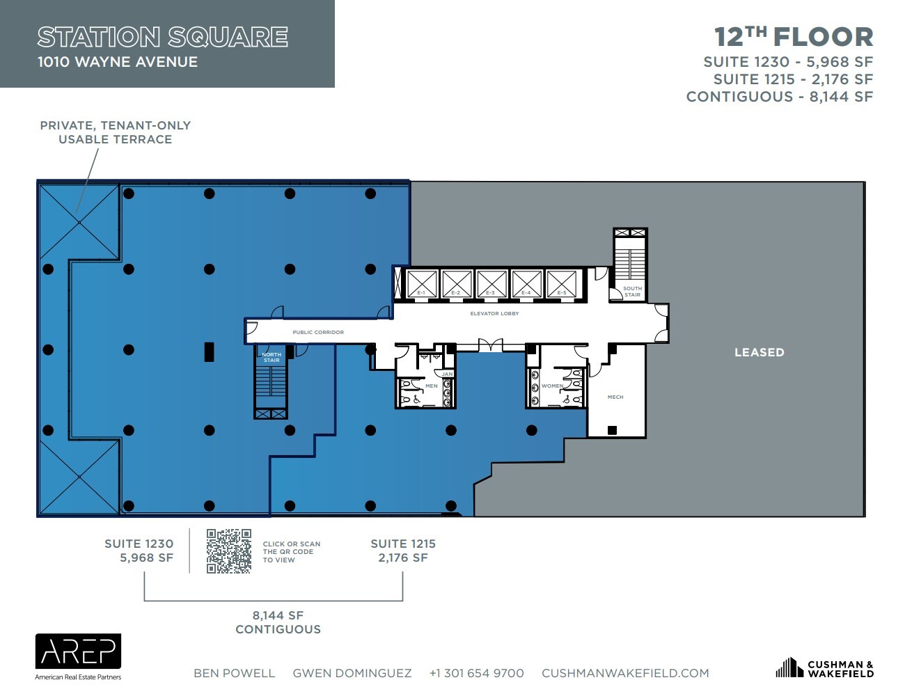 1100 Wayne Ave, Silver Spring, MD à louer Plan d’étage– Image 1 sur 1