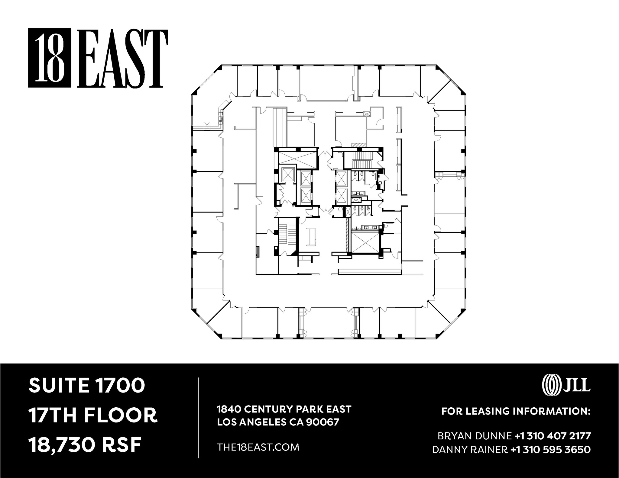 1840 Century Park E, Los Angeles, CA à louer Plan d’étage– Image 1 sur 1