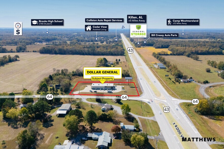100 Highway 64, Killen, AL à vendre - Photo de l’immeuble – Image 3 sur 3