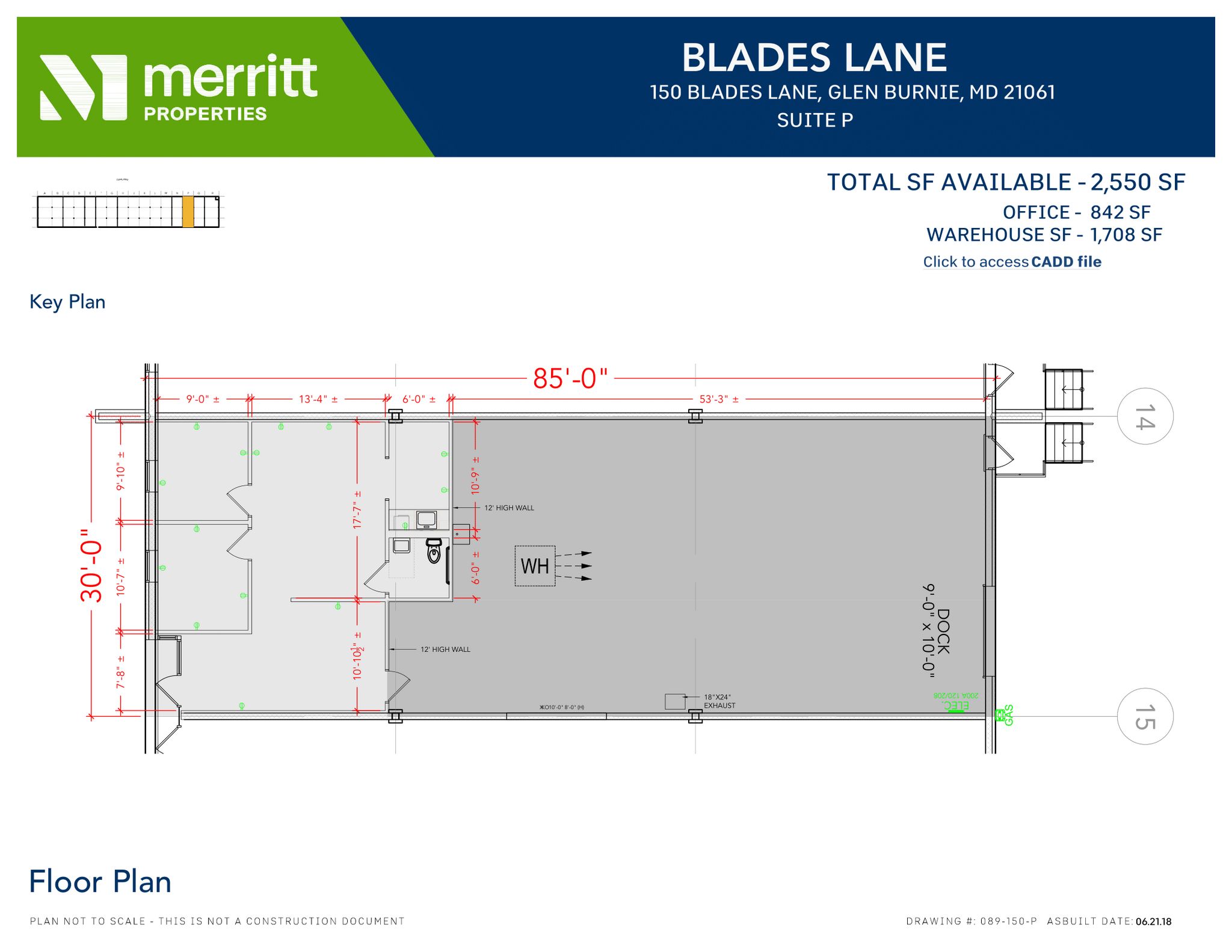 150 Blades Ln, Glen Burnie, MD à louer Plan d’étage– Image 1 sur 1