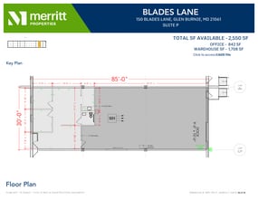 150 Blades Ln, Glen Burnie, MD à louer Plan d’étage– Image 1 sur 1