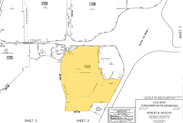 1 Rockingham Row, Princeton, NJ à louer - Plan cadastral – Image 3 sur 4
