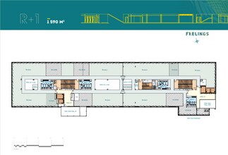 Bureau dans Bagneux à louer Plan d’étage– Image 1 sur 1