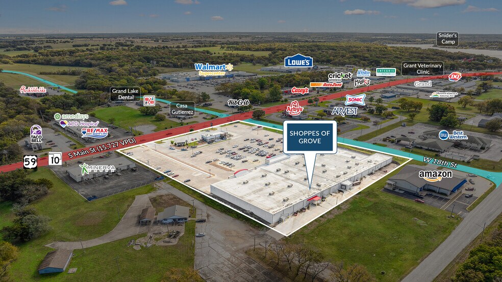 1702 & 1722 S Main st, Grove, OK à vendre - Photo de l’immeuble – Image 3 sur 5