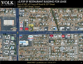 5601 E 22nd St, Tucson, AZ - Vue aérienne vue de carte - Image1