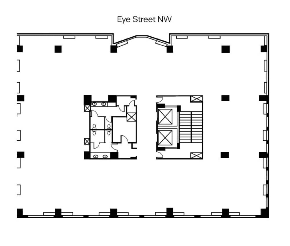 1444 I St NW, Washington, DC à louer Plan d’étage– Image 1 sur 1