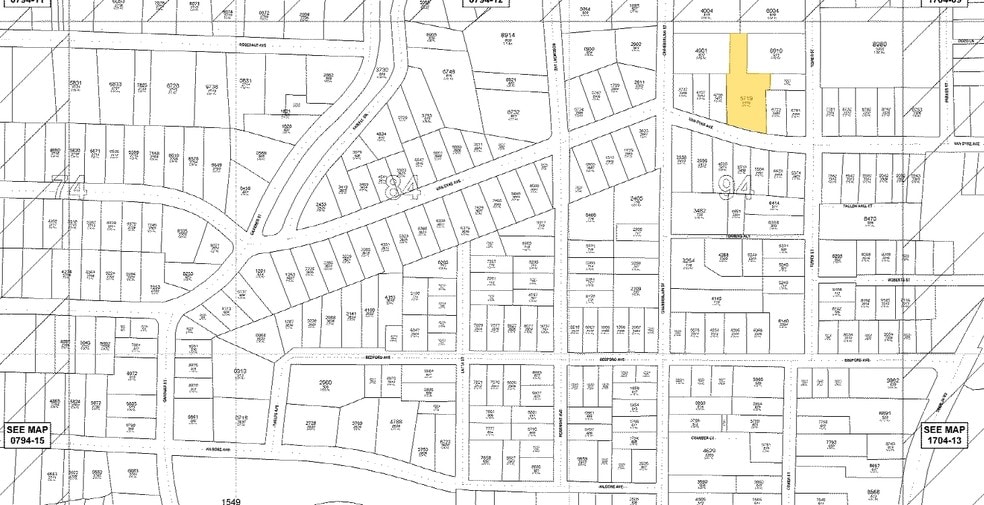 2404-2410 1/2 Van Dyke Ave, Raleigh, NC à vendre - Plan cadastral – Image 3 sur 10