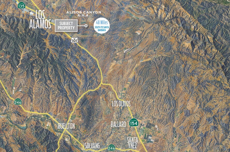 0 Alisos Canyon Rd., Los Alamos, CA à vendre - Aérien – Image 2 sur 22