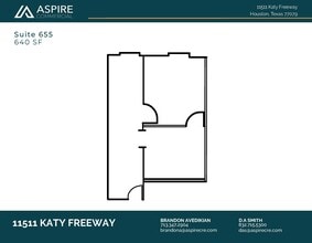 11511 Katy Fwy, Houston, TX à louer Plan d’étage– Image 1 sur 1