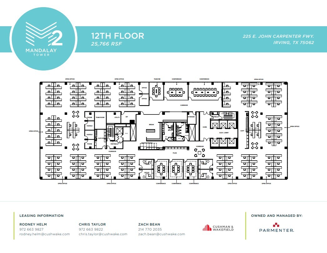 225 E John Carpenter Fwy, Irving, TX à louer Plan d’étage– Image 1 sur 1