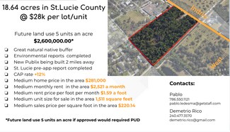 Plus de détails pour 8000 Indrio Rd, Fort Pierce, FL - Terrain à vendre