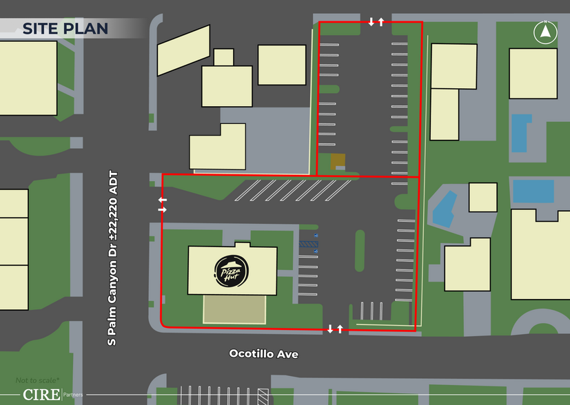 1180 S Palm Canyon Dr, Palm Springs, CA à vendre - Plan de site – Image 2 sur 7
