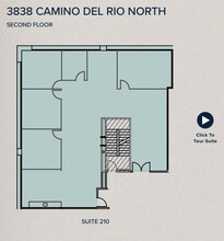 3838 Camino del Rio N, San Diego, CA à louer Plan d’étage– Image 1 sur 1