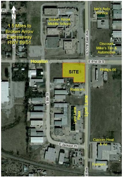 891 E Houston St, Broken Arrow, OK à vendre - Photo principale – Image 2 sur 6