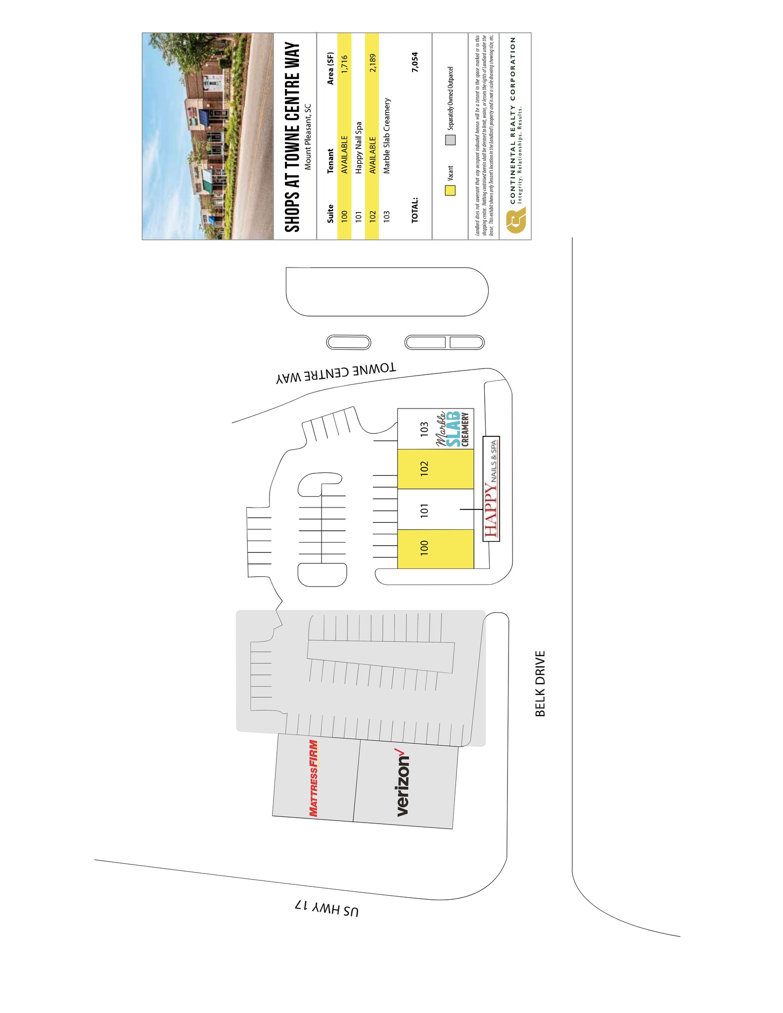 1903 N Highway 17, Mount Pleasant, SC à louer Plan de site– Image 1 sur 10