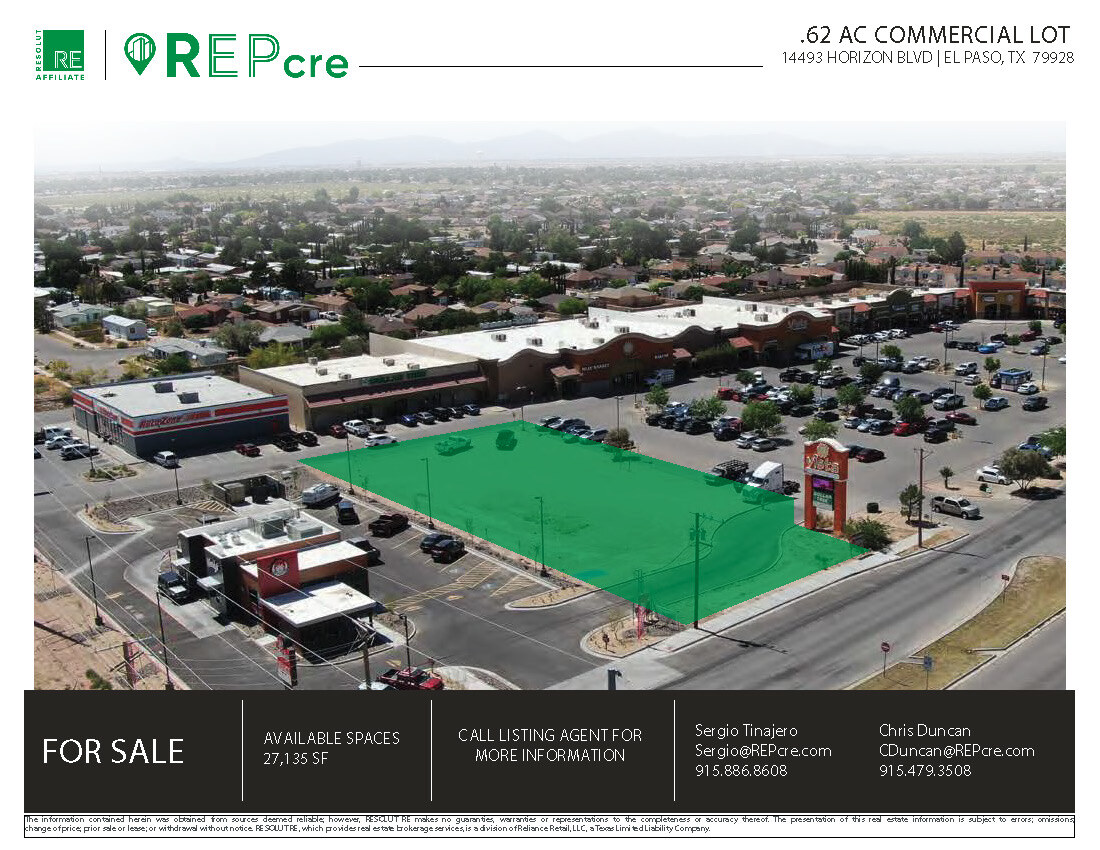 14493 Horizon Blvd, El Paso, TX à vendre Photo principale– Image 1 sur 2