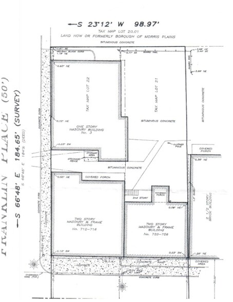 3 Franklin Pl, Morris Plains, NJ à louer - Plan de site – Image 2 sur 6