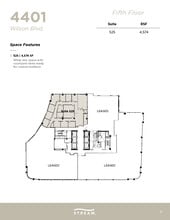 4401 Wilson Blvd, Arlington, VA à louer Plan d’étage– Image 1 sur 1