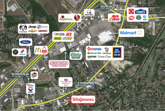 6-20 E Springfield Rd, Sullivan, MO - VUE AÉRIENNE  vue de carte