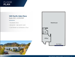 1291 Pacific Oaks Pl, Escondido, CA à louer Plan d’étage– Image 1 sur 1