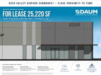 Plus de détails pour 22201 N Black Canyon Hwy, Phoenix, AZ - Industriel/Logistique à louer