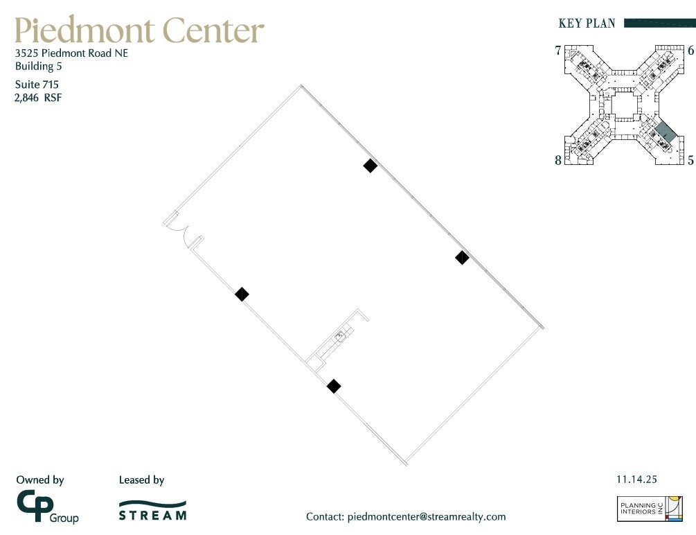 3495 Piedmont Rd NE, Atlanta, GA à louer Plan d’étage– Image 1 sur 1