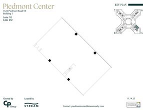 3495 Piedmont Rd NE, Atlanta, GA à louer Plan d’étage– Image 1 sur 1