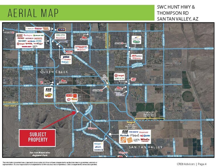 SW Hunt Hwy & Thompson Rd, San Tan Valley, AZ à vendre - Photo de l’immeuble – Image 3 sur 4