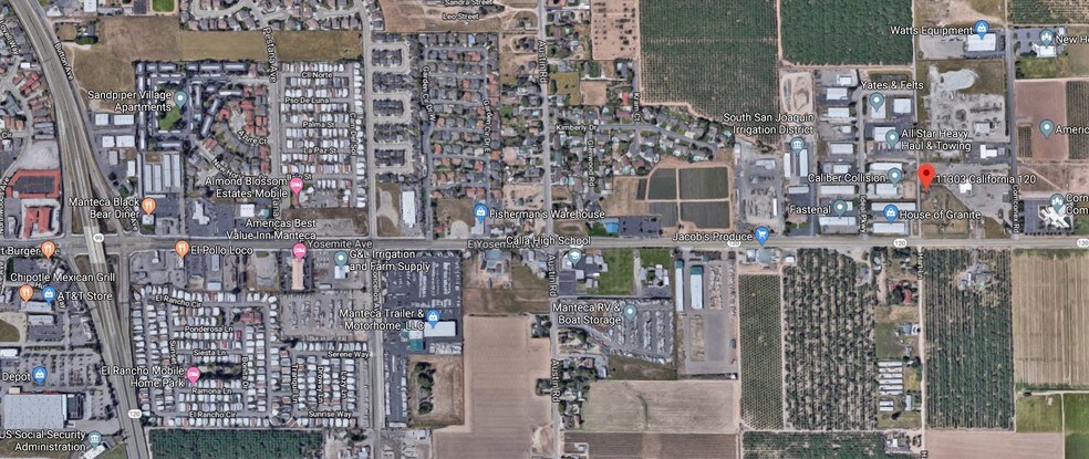 11303 E Highway 120, Manteca, CA à louer - Aérien – Image 2 sur 2
