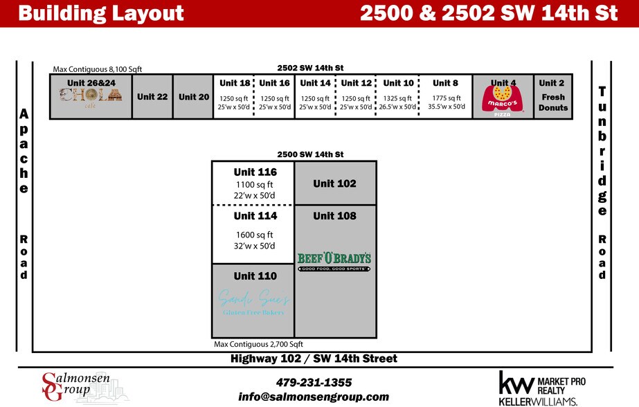 2500-2502 SW 14th St, Bentonville, AR à louer - Photo de l’immeuble – Image 3 sur 26