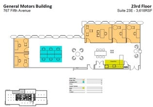 767 Fifth Ave, New York, NY à louer Plan d’étage– Image 1 sur 7