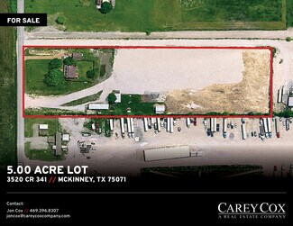 Plus de détails pour 3520 County Road 341, McKinney, TX - Terrain à vendre