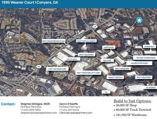 Plus de détails pour 1995 Weaver Ct, Conyers, GA - Industriel/Logistique à louer