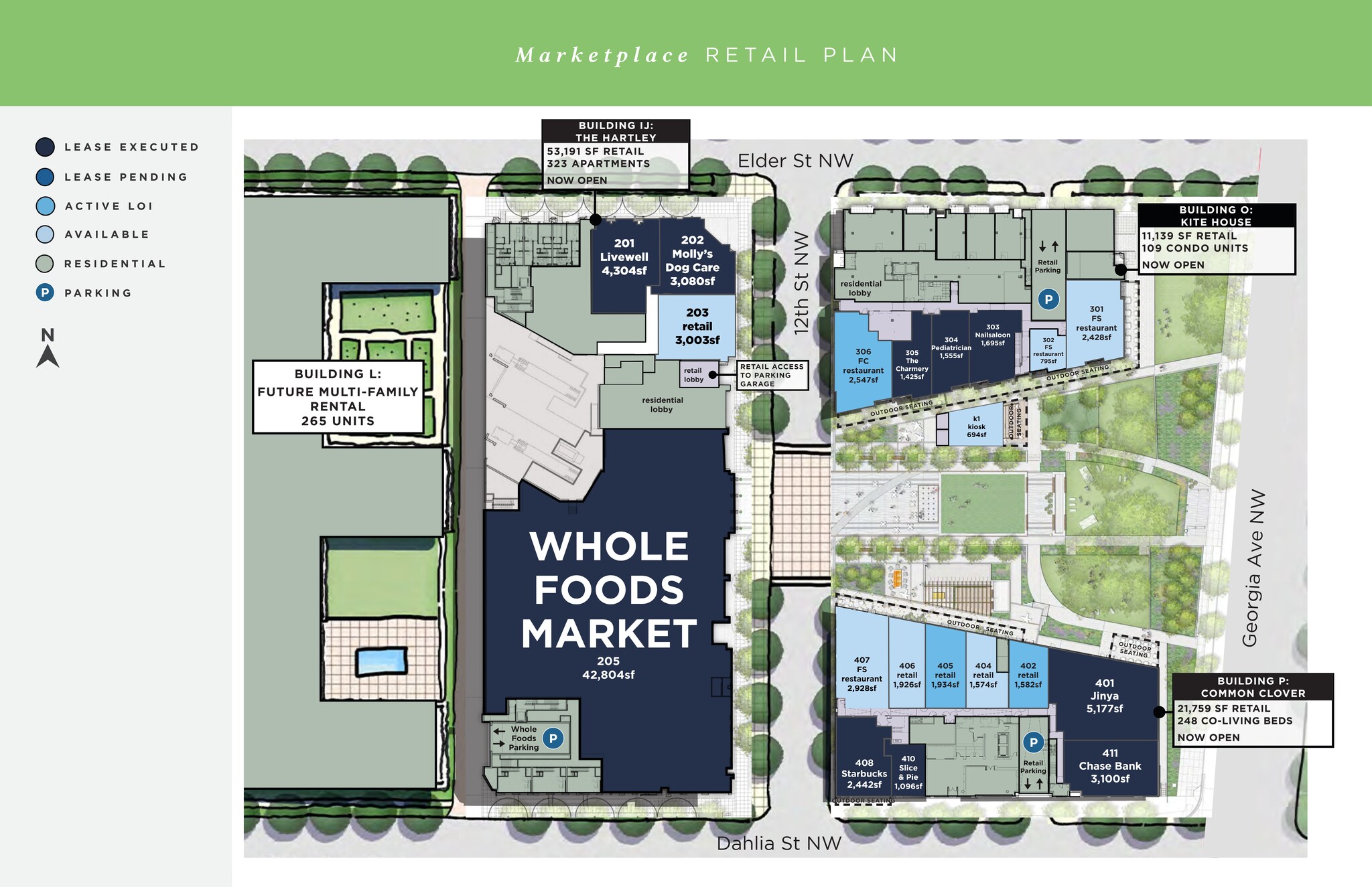 6900 Georgia Ave, Washington, DC à louer Plan de site– Image 1 sur 1