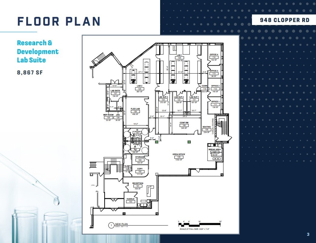 940-948 Clopper Rd, Gaithersburg, MD à louer Plan d’étage– Image 1 sur 1