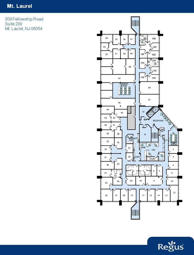 309 Fellowship Rd, Mount Laurel, NJ à louer Plan d’étage– Image 1 sur 9